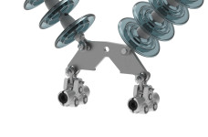 V-String Assembly - Tangent Suspension, Twin-Vertical Bundle Conductor, V-String, 30K Copy
